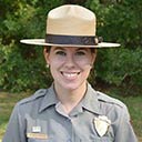 Alumnae Jennifer Eadie Hopkins in her uniform.