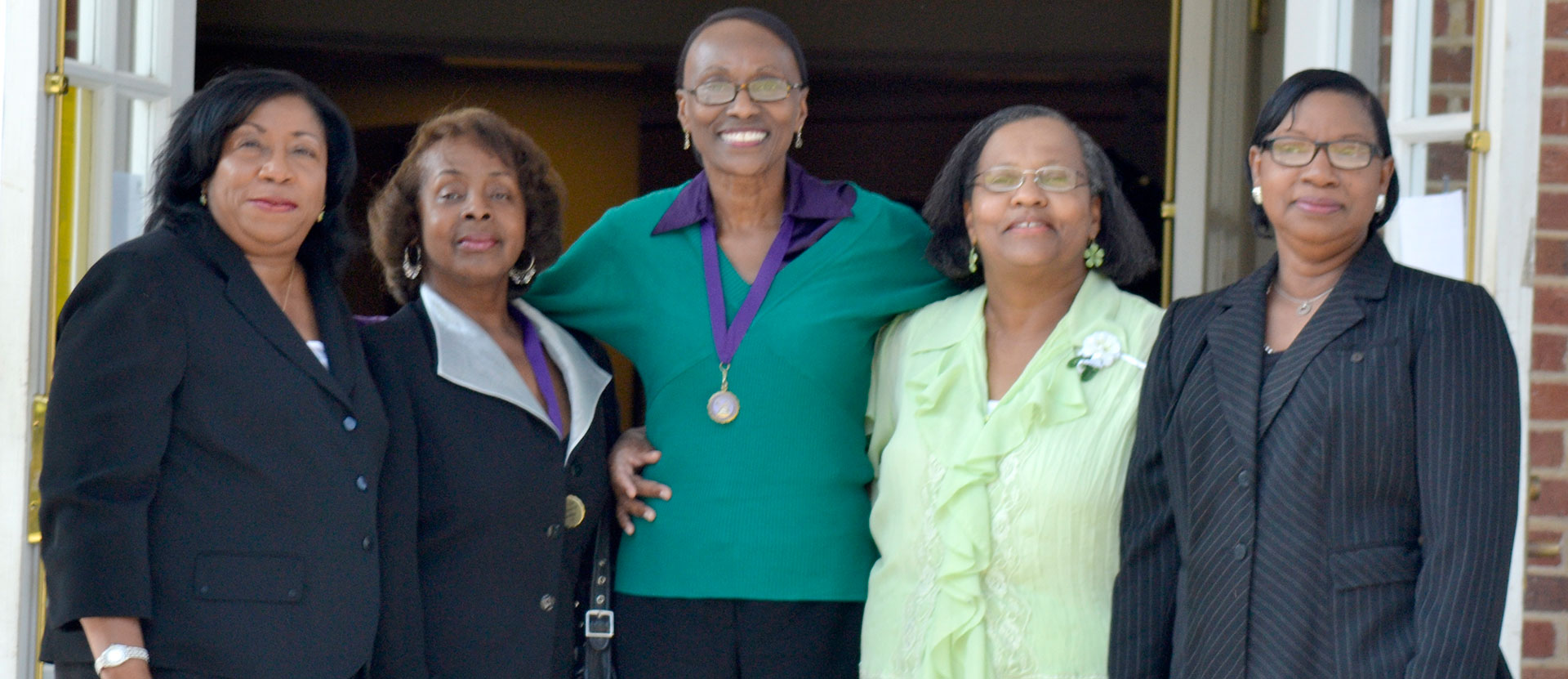 The first five african american students to attend wesleyan college.